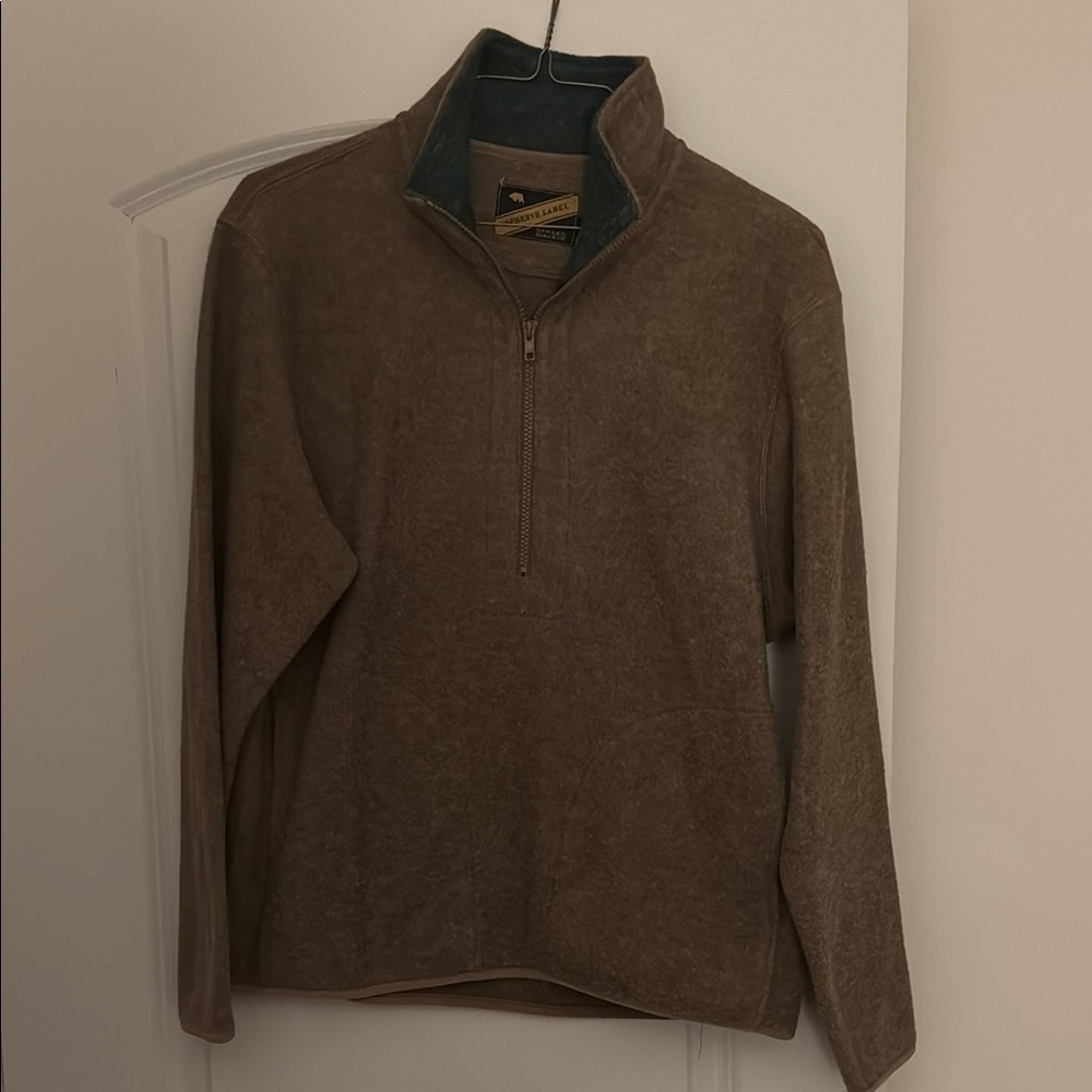 Men's Brown Onward Reserve Quarter-Zip Sweater